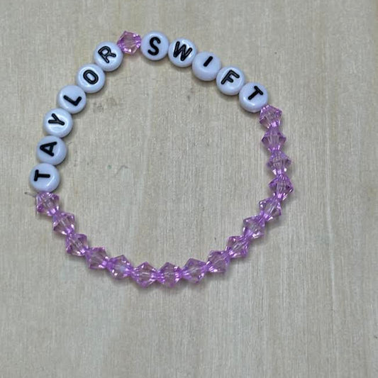 Taylor swift bicone beaded bracelet